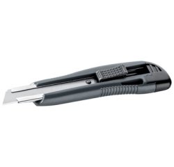 Cutter, plastique, lame 18 mm, anthracite