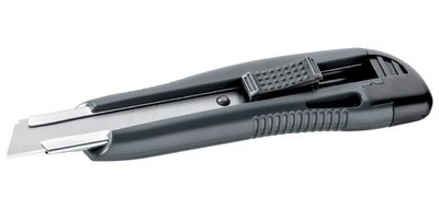 Cutter, plastique, lame 18 mm, anthracite