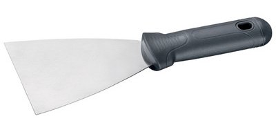 Spatule, semi-flexible, manche plastique, 100 mm
