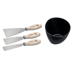Kit d'enduiseur, 4 pièces