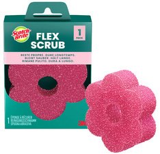 Scotch-Brite Éponge Flex Scrub, rose