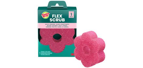 Scotch-Brite Éponge Flex Scrub, rose