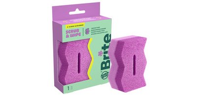 Brite by Scotch-Brite Éponge, rose