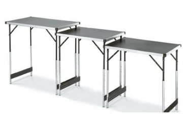 Multifunctional table, height adjustable, set of 3