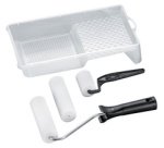 Paint set with foam roller, 6 pieces