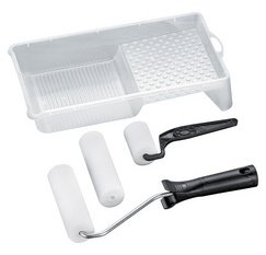 Paint set with foam roller, 6 pieces