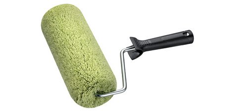 Professional facade roller, 230 mm, yellow