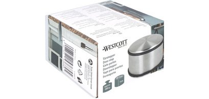 Doorstop, stainless steel, diameter: 110 mm