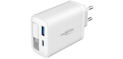 USB Charger HOME CHARGER 230PD with cable, white