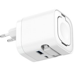 Chargeur USB HOME CHARGER HC265PD avec câble, blanc