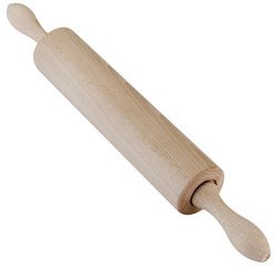 Rolling pin, length: 420 mm, beech