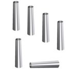 Moule pour cornet de pâte feuiletée, inox, set de 6