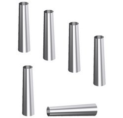Moule pour cornet de pâte feuiletée, inox, set de 6