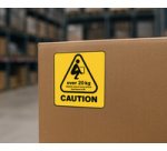Étiquette d'avertissement 'CAUTION OVER 20 KG'