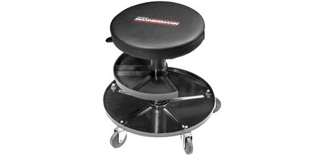 Tabouret pneumatique, avec roulettes