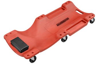 Chariot de visite, en PVC, rouge