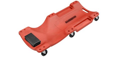 Chariot de visite, en PVC, rouge