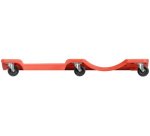 Chariot de visite, en PVC, rouge