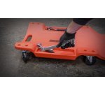 Chariot de visite, en PVC, rouge