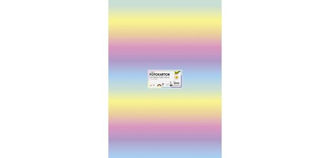 'Rainbow' Cardboard, (L)500 x (H)700 mm, 300 g/m2