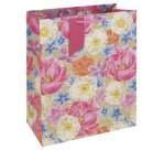 Cadeautas 'Bloemen', groot