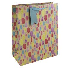 'Kraft' gift bag, multicolored, large