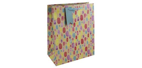 Cadeautas 'Kraft', meerkleurig, groot