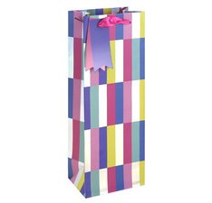 Bottle Bag 'Holographic Stripes'