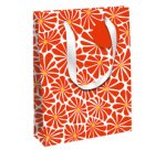 Clairefontaine Sunny Flowers Gift Bag Large 26.5x14x33cm - Orange|
