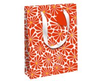 Clairefontaine Sunny Flowers Bottle Gift Bag 12.8x8.4x39cm - Pink