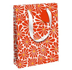 Sunny Flowers sac moyen 21,5x10,2x25,3cm - Orange