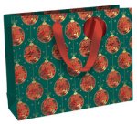 Fancy Xmas sac shopping 37,3x11,8x27,5cm - Vert