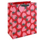Cadeautas 'Aardbeien', groot