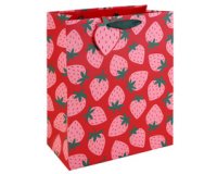 Cadeautas 'Aardbeien', groot