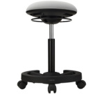 Dynamic swivel stool, black