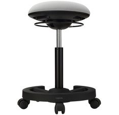 Dynamic swivel stool, black