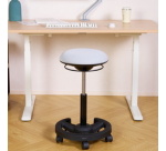 Dynamic swivel stool, black