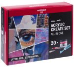 ROYAL TALENS AMSTERDAM Kit de peinture acrylique, 20 pièces