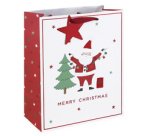Kerstcadeauzak 'Merry Xmas', groot