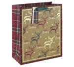 Kerstcadeautas 'Hert', groot