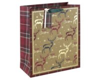 Kerstcadeautas 'Hert', groot
