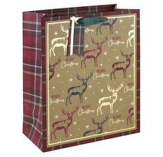 Sac cadeau de Noël 'Cerf', large
