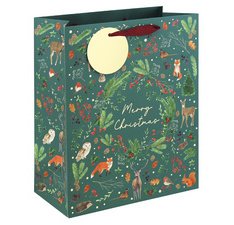 Sac cadeau de Noël 'Merry Christmas', large