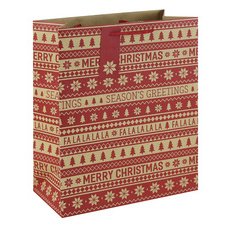 Large 'Happy Holidays' Christmas gift bag