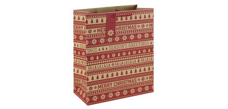 Large 'Happy Holidays' Christmas gift bag