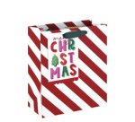 Kerstcadeautas 'Strepen', groot