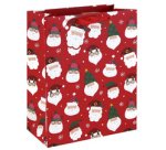 Sac cadeau de Noël 'Père Noël', large