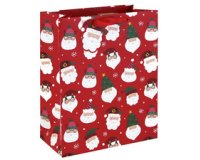 Sac cadeau de Noël 'Père Noël', large