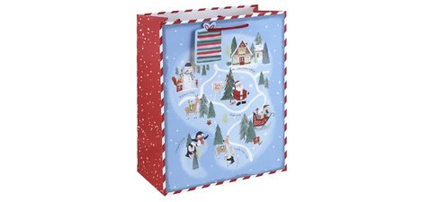 Kerstcadeautas 'Noordpool', groot