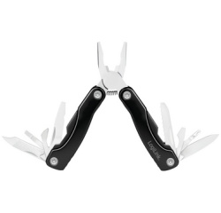 Multifunction tool, in a black nylon case